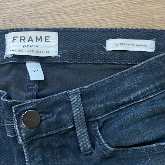 FRAME Le Skinny de Jeanne Denim Jeans 27 - Picture 3 of 6